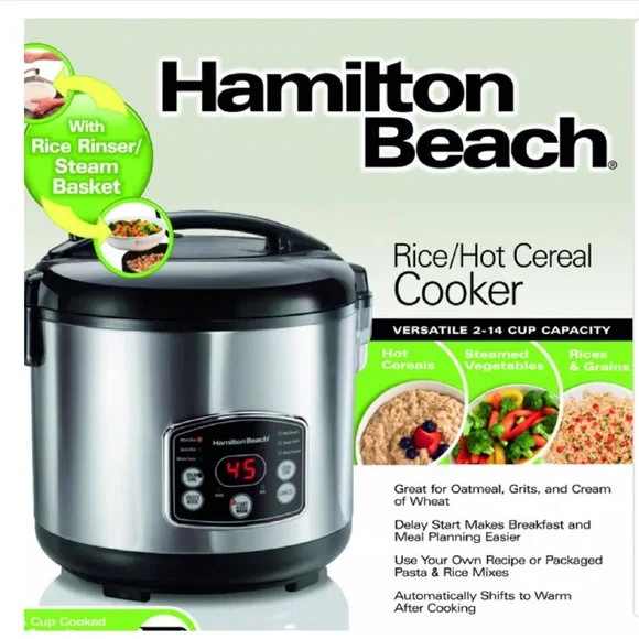 Hamilton Beach Rice and Hot Cereal Cooker